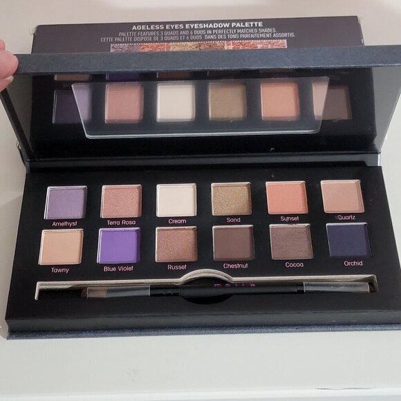 Mally Ageless Eyes Eyeshadow Palette New in Box 12 Colors - Picture 5 of 14